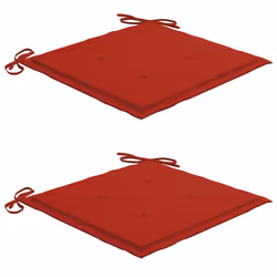 VidaXL 3065623 sedia da esterno Terrazzo Seduta imbottita Teak Rosso - Vista aggiuntiva 6