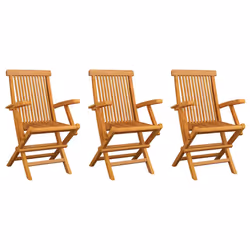 VidaXL 3065642 sedia da esterno Terrazzo Seduta imbottita Teak Blu - Vista aggiuntiva 6
