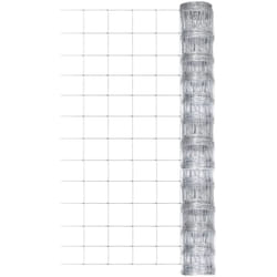 Recinzione da Giardino in Acciaio Zincato 50x1,25 m Argento Vidaxl 9409