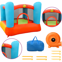 Potete già immaginare quanto divertimento i vostri piccoli avranno con il castello gonfiabile della Happy Hop! Questo castell ...