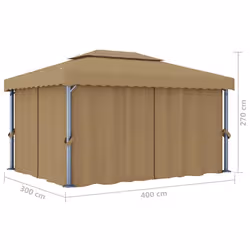 VidaXL 3067050 gazebo - Vista aggiuntiva 7