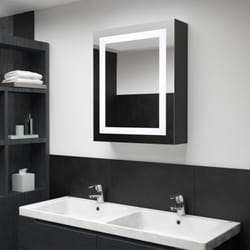 Vidaxl - Armadietto Bagno con Specchio e led 50x13x70 cm 5533