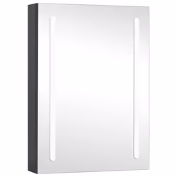vidaXL Armadietto Bagno con Specchio e LED 50x13x70 cm - Vista aggiuntiva 2
