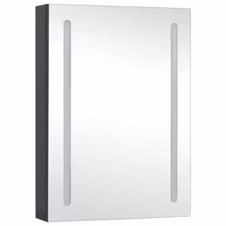 vidaXL Armadietto Bagno con Specchio e LED 50x13x70 cm - Vista aggiuntiva 3