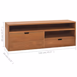 VidaXL 326119 supporto TV e sistema audio - Vista aggiuntiva 7