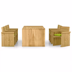 VidaXL 3065740 set mobili da esterno