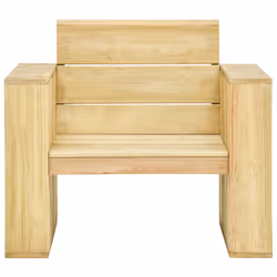VidaXL 3065741 sedia da esterno Terrazzo Seduta imbottita Legno di pino Antracite