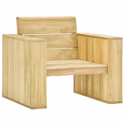VidaXL 3065789 sedia da esterno Terrazzo Seduta imbottita Legno di pino Antracite