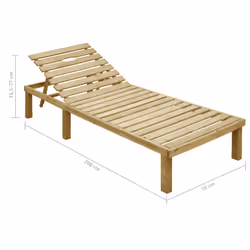 VidaXL 3065830 sedia da esterno Salone Seduta imbottita Legno di pino Verde - Vista aggiuntiva 7
