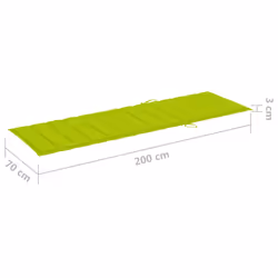 VidaXL 3065830 sedia da esterno Salone Seduta imbottita Legno di pino Verde - Vista aggiuntiva 8