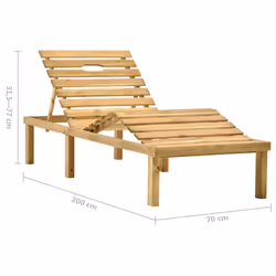 VidaXL 3065853 sedia da esterno Salone Seduta imbottita Legno di pino Blu - Vista aggiuntiva 8