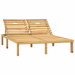 VidaXL 3065885 sedia da esterno Salone Seduta imbottita Legno di pino Rosso