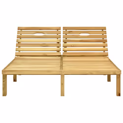VidaXL 3065885 sedia da esterno Salone Seduta imbottita Legno di pino Rosso