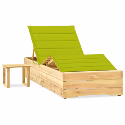 VidaXL 3065965, Salone, Seduta imbottita, Legno di pino, Verde, Poliestere, 900 mm