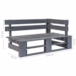 VidaXL 3066470 panca da esterno Legno - Vista aggiuntiva 7