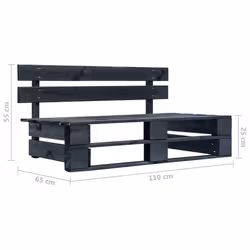 VidaXL 3066514 panca da esterno Legno - Vista aggiuntiva 6