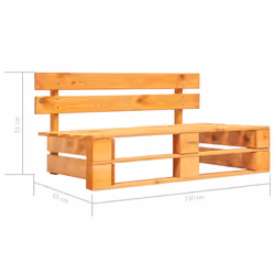 VidaXL 3066517 panca da esterno Legno - Vista aggiuntiva 6