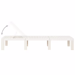 VidaXL 315826 sedia da esterno Salone Seduta imbottita Plastica Bianco - Vista aggiuntiva 4