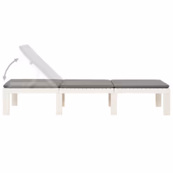 VidaXL 315828 sedia da esterno Salone Seduta imbottita Plastica Bianco - Vista aggiuntiva 6