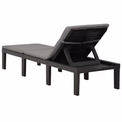 VidaXL 315829 sedia da esterno Salone Seduta imbottita Plastica Antracite - Vista aggiuntiva 6