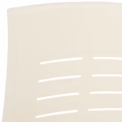 VidaXL 315830 sedia da esterno Terrazzo Plastica Bianco - Vista aggiuntiva 7
