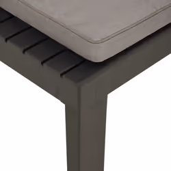 VidaXL 315847 sedia da esterno Terrazzo Seduta imbottita Plastica Grigio - Vista aggiuntiva 5