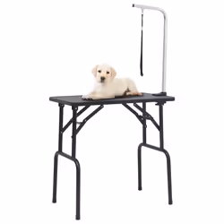 Tavolo Toelettatura per Cani Regolabile con 1 Anellocod mxl 131089