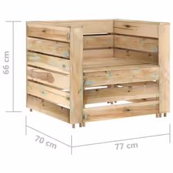 VidaXL 316204 panca da esterno Legno - Vista aggiuntiva 7