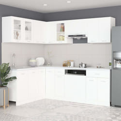 Vidaxl - Set Armadi da Cucina 11 pz Bianco in Truciolato