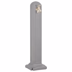 vidaXL Cisterna da Giardino e Rubinetto Grigio Chiaro Effetto Pietra - Vista aggiuntiva 2