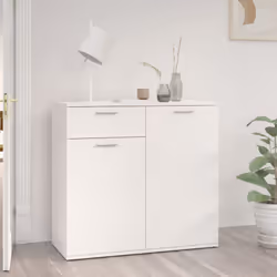 Questa credenza, caratterizzata da un design minimalista, sarà un'aggiunta pratica e altamente decorativa alla vostra casa. G ...