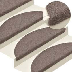 Vidaxl - 10 pz Tappetini Adesivi per Scale, Tappeti Antiscivolo per Scale Interne per Bambini Crema 56x17x3 cm Agugliati
