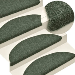 Tappetini Scale Adesivi 10 pz 65x21x4 cm Verdi Agugliati vidaXL436973