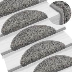 Vidaxl - Tappetini per Scale 10 pz 56x17x3 cm Grigi 881768