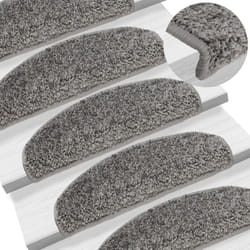 Vidaxl - Tappetini per Scale 10 pz 65x21x4 cm Grigi 390668