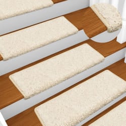 Vidaxl - Tappetini per Scale 10 pz 65x21x4 cm Bianchi 5375