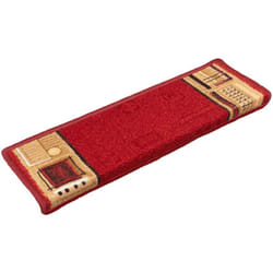 Vidaxl - Tappetini per Scale Autoadesivi 5pz 65x21x4 cm Rossi