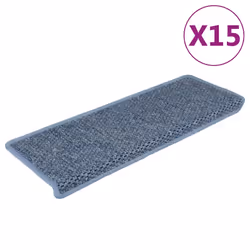 Tappeti Autoadesivi Scale Aspetto Sisal 15 pz 65x21x4 cm Blucod mxl 130248 - Vista aggiuntiva 2