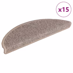 Tappeti Adesivi Scale 15 pz 56x17x3 cm Beige Scurocod mxl 79164 - Vista aggiuntiva 2