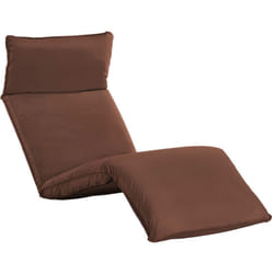 VidaXL 316049 sedia da esterno Terrazzo Seduta imbottita Oxford, Poliestere Marrone