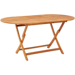 Vidaxl - Tavolo da Giardino Pieghevole 160x85x75cm Massello di Eucalipto