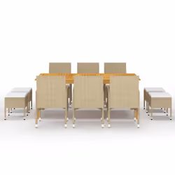 VidaXL 3067873 set mobili da esterno