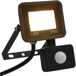 Faretto a led con Sensore 10 w Bianco Caldo Vidaxl