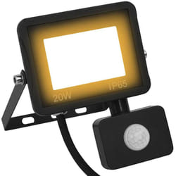 vidaXL Faretto a LED con Sensore 20 W Bianco Caldo