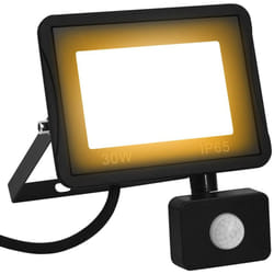 vidaXL Faretto a LED con Sensore 30 W Bianco Caldo