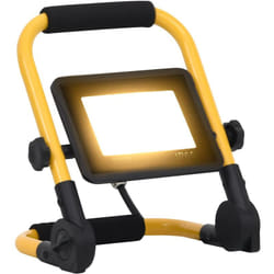 vidaXL Faretto a LED con Maniglia 30 W Bianco Caldo