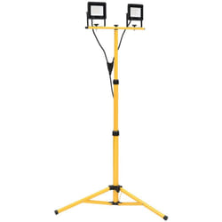 Vidaxl - Faretto a led con Treppiede 2x30 w Bianco Caldo 682911