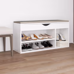 Tenete le vostre scarpe sempre in ordine e a portata di mano grazie a questa scarpiera! La panca con il cuscino può offrirvi ...
