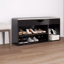 Tenete le vostre scarpe sempre in ordine e a portata di mano grazie a questa scarpiera! La panca con il cuscino può offrirvi ...