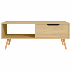 vidaXL Tavolino Salotto Rovere Sonoma 100x49,5x43 cm Legno Multistrato - Vista aggiuntiva 3